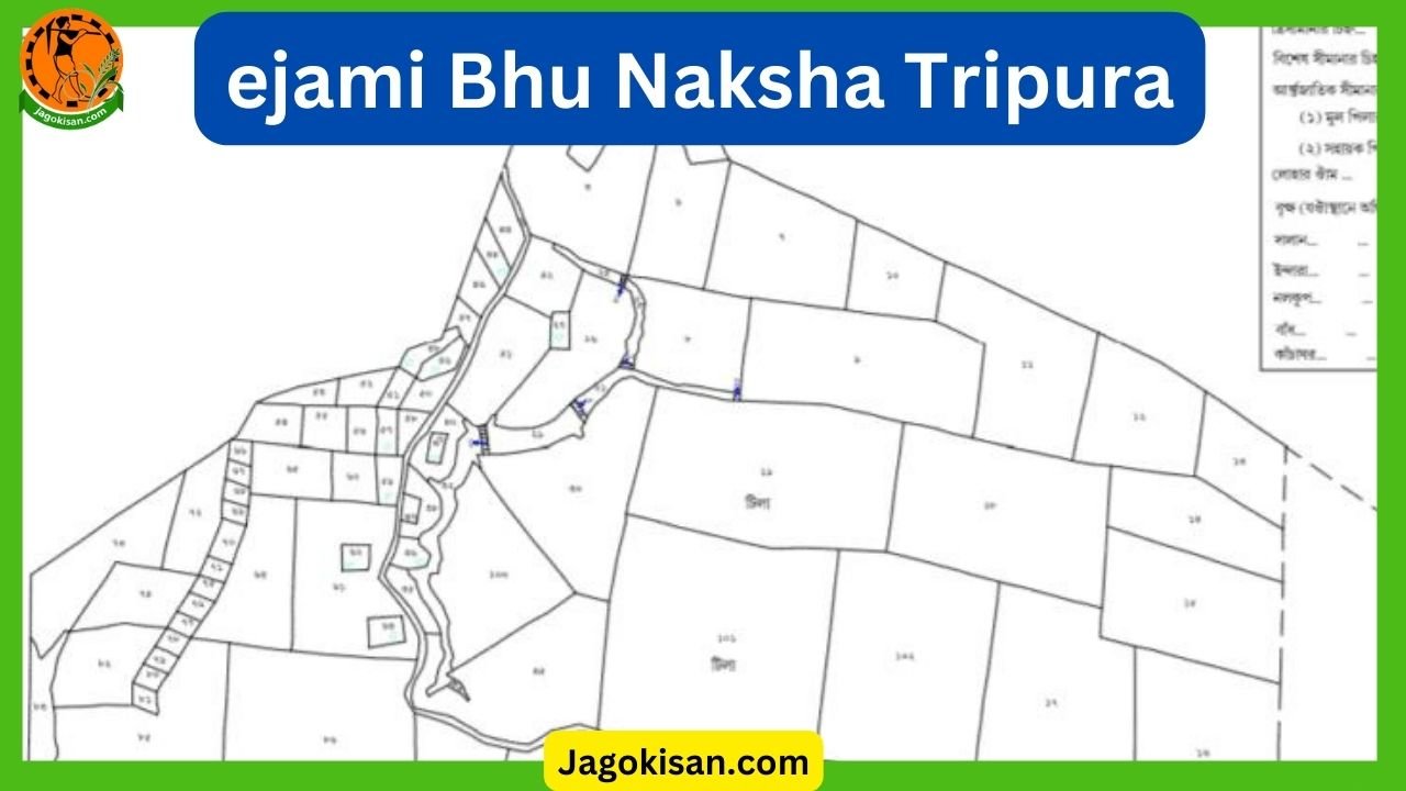 ejami Bhu Naksha Tripura त्रिपुरा भू नक्शा चेक और डाउनलोड कैसे करें 2023 jami.tripura.gov.in