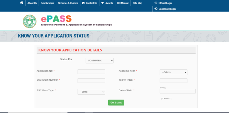 Ts Epass Scholarship 2023 Fresh Renewal Apply Status Check