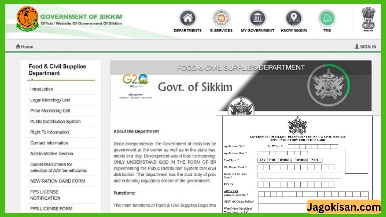 Sikkim Ration Card