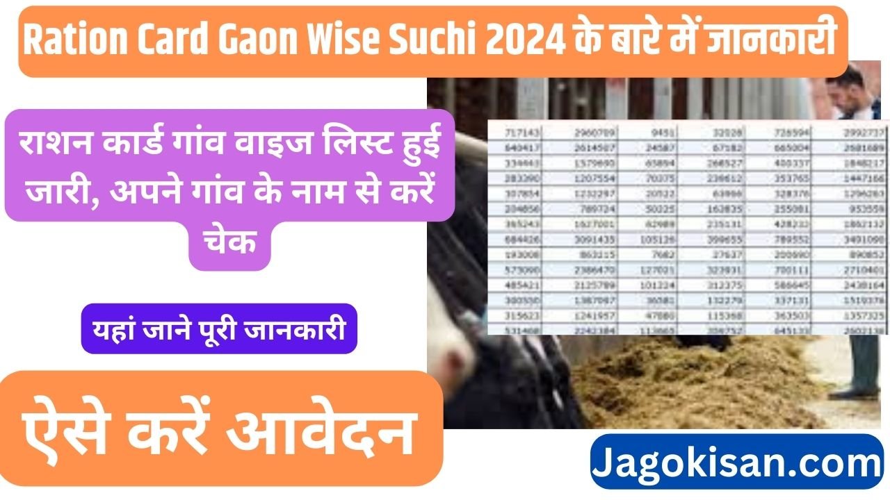 Ration Card Gaon Wise Suchi 2024: राशन कार्ड गांव वाइज लिस्ट हुई जारी, अपने गांव के नाम से करें चेक