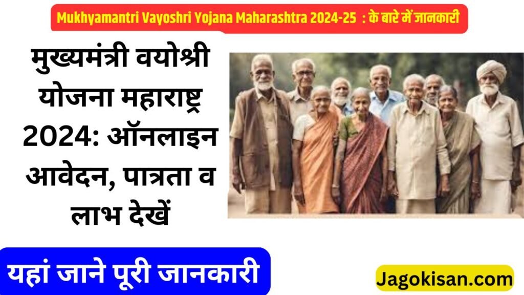 Mukhyamantri Vayoshri Yojana Maharashtra 2024 | मुख्यमंत्री वयोश्री योजना महाराष्ट्र 2024: ऑनलाइन आवेदन, पात्रता व लाभ देखें